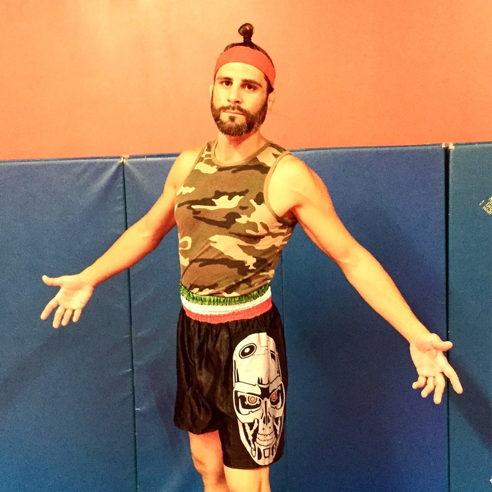 Italian terminator boxing mma shorts